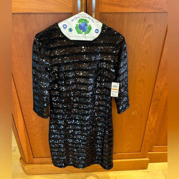 NWT INC black sequin dress! - Picture 1 of 3